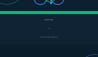 Featured image for GrabbedDeals titled Best Electric Bikes in 2026, showing a dark blue background with a minimalist green electric bike icon in the centre, a green buying guide tag in the top left and text highlighting the top 7 picks for every budget and commute type.